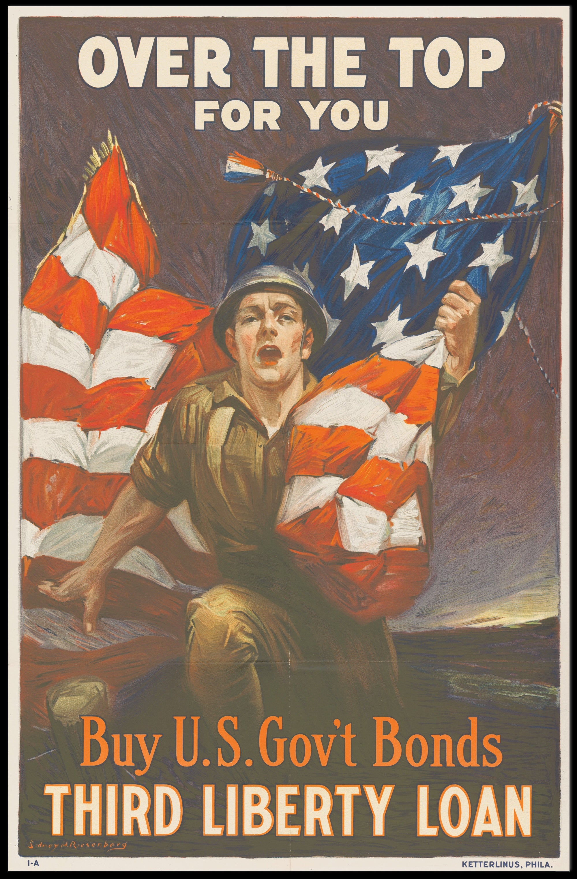 Third Liberty Loan Propaganda Poster for Patriotic Support