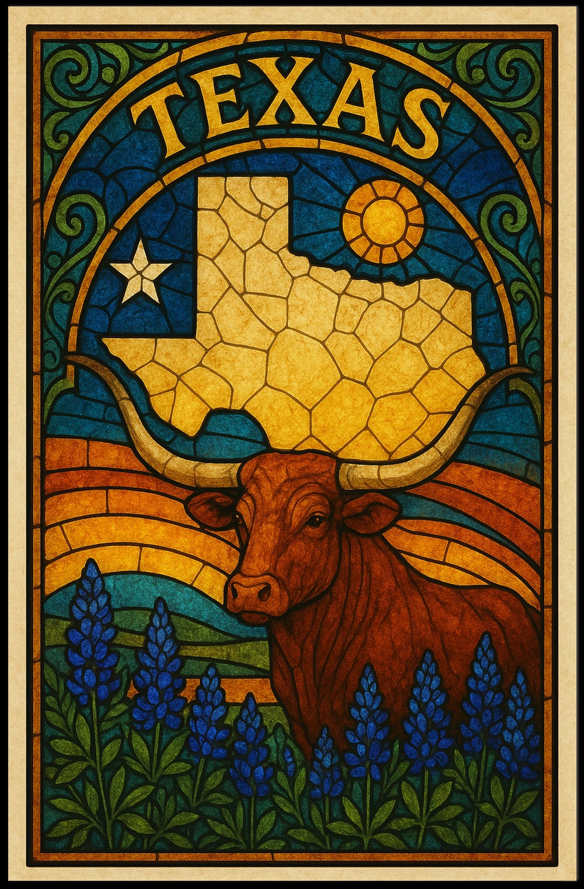 Texas Heritage Poster