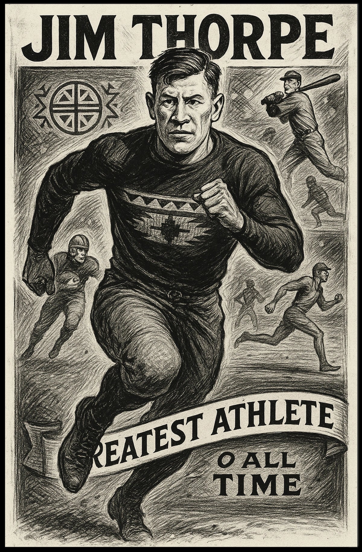 Celebrating a Legendary Athlete Poster