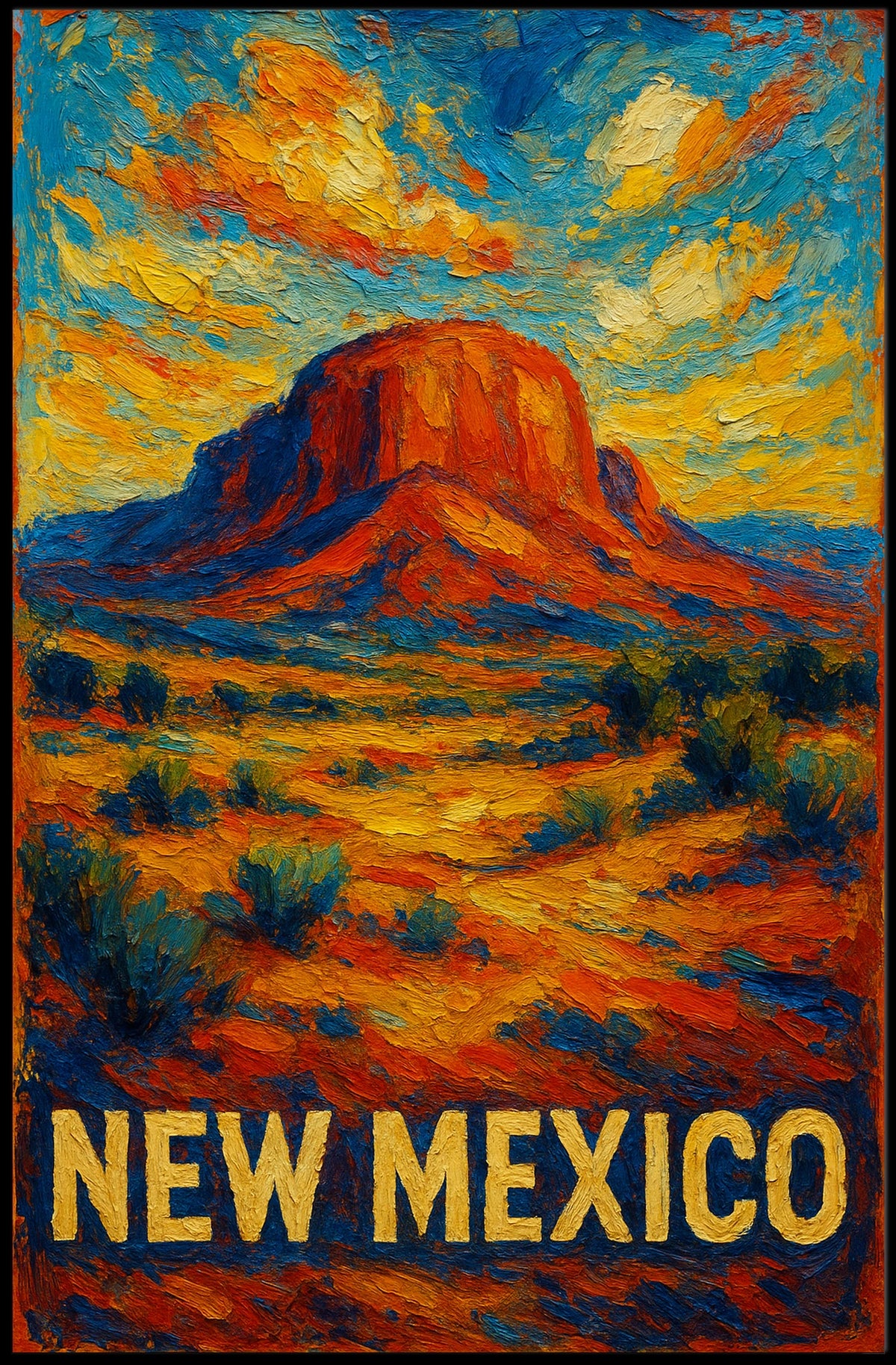 New Mexico Landscape Poster