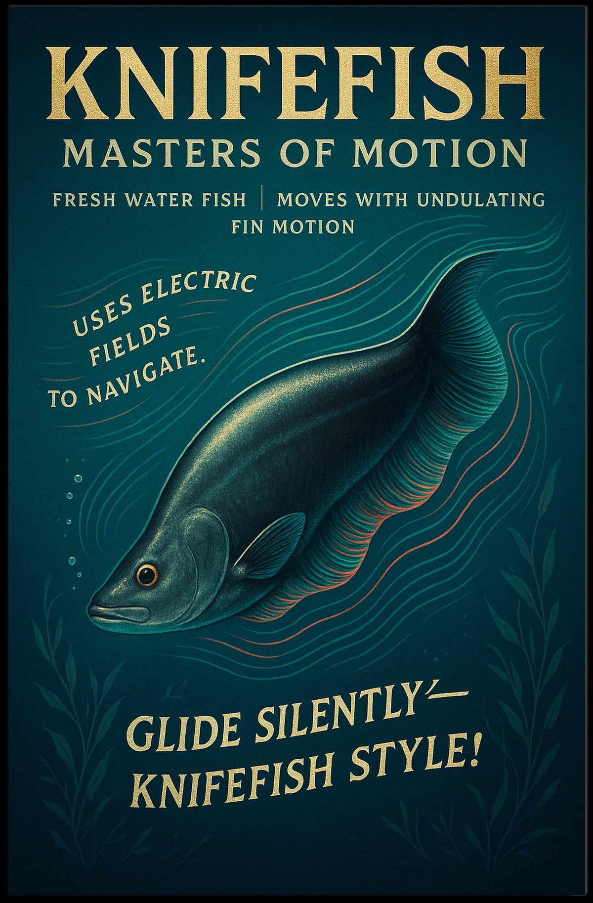 Knifefish Masters of Motion Poster