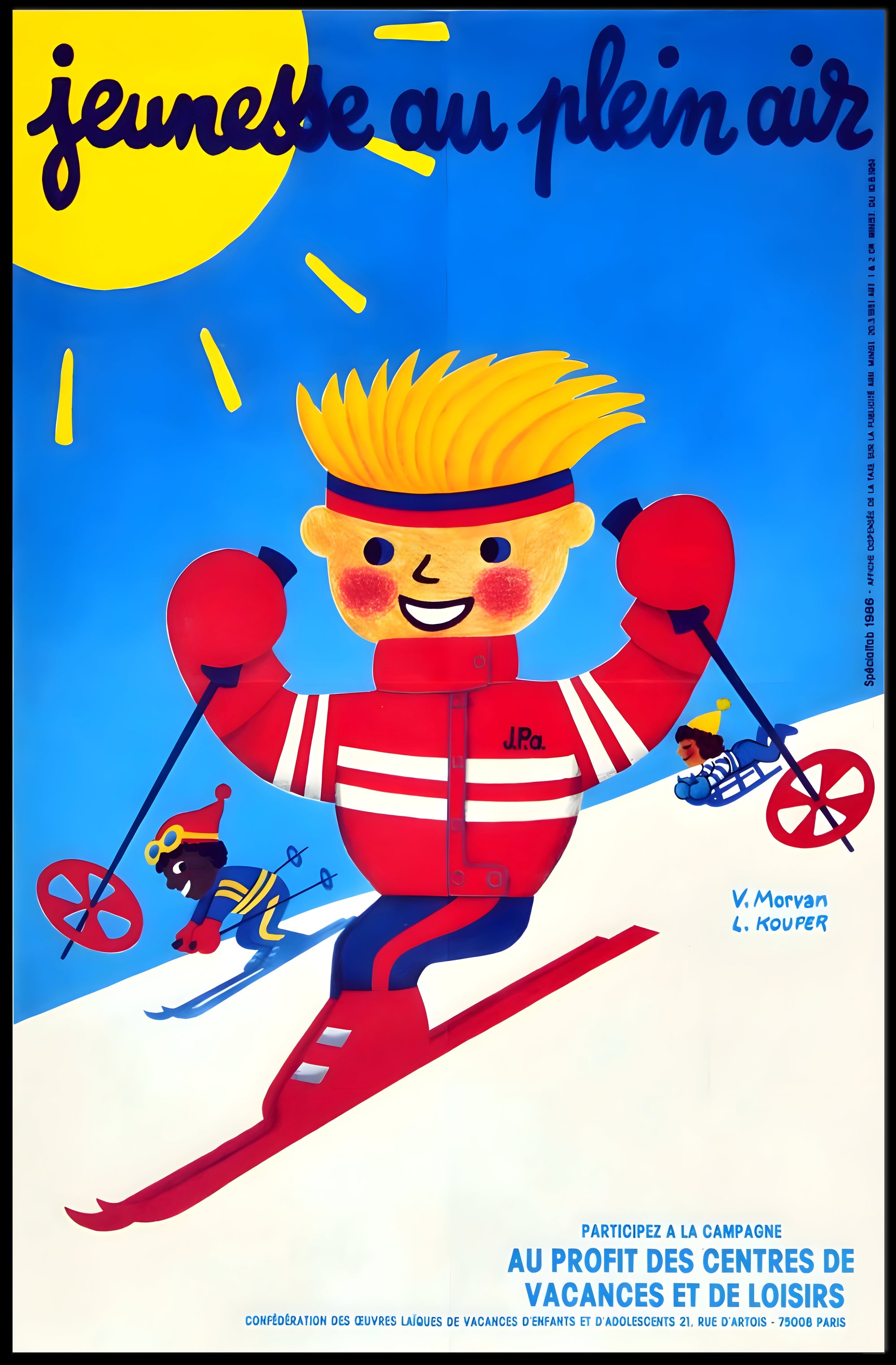 Jeunesse au Plein Air Poster PosterGoat