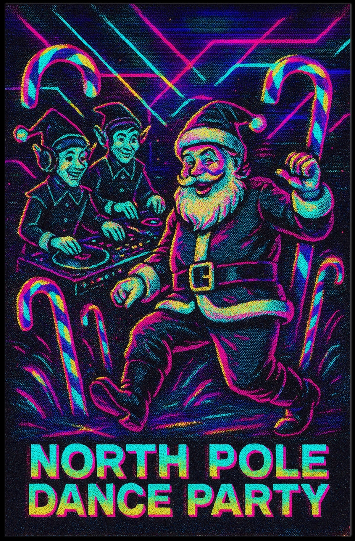 North Pole Dance Party Poster