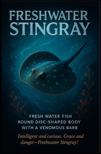 Freshwater Stingray Poster
