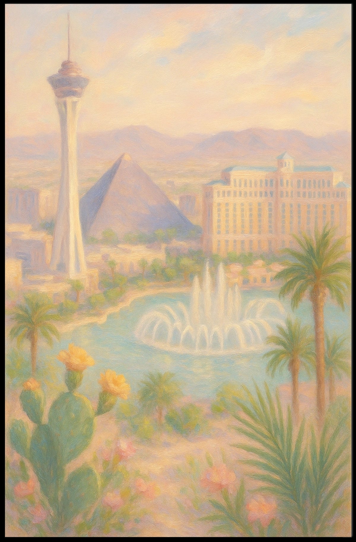Serene Las Vegas Landscape Poster