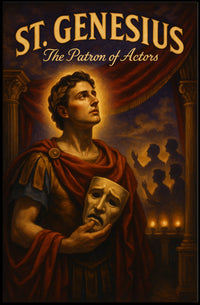 St. Genesius The Patron Of Actors Poster