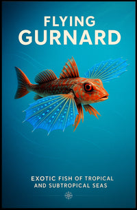 Flying Gurnard Exotic Sea Creature Poster PosterGoat