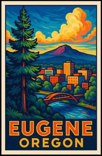 Eugene, Oregon Poster
