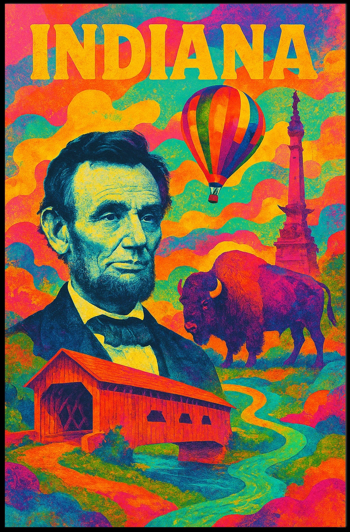 Indiana Vibes Poster