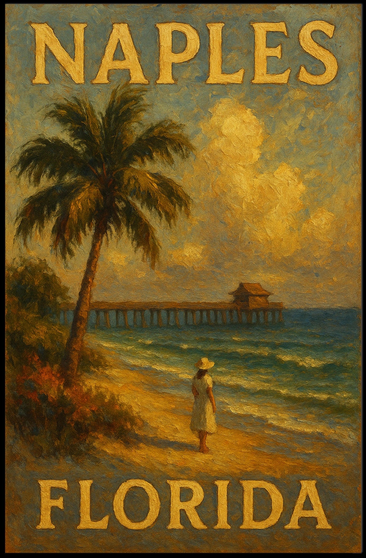 Naples, Florida A Coastal Retreat Poster