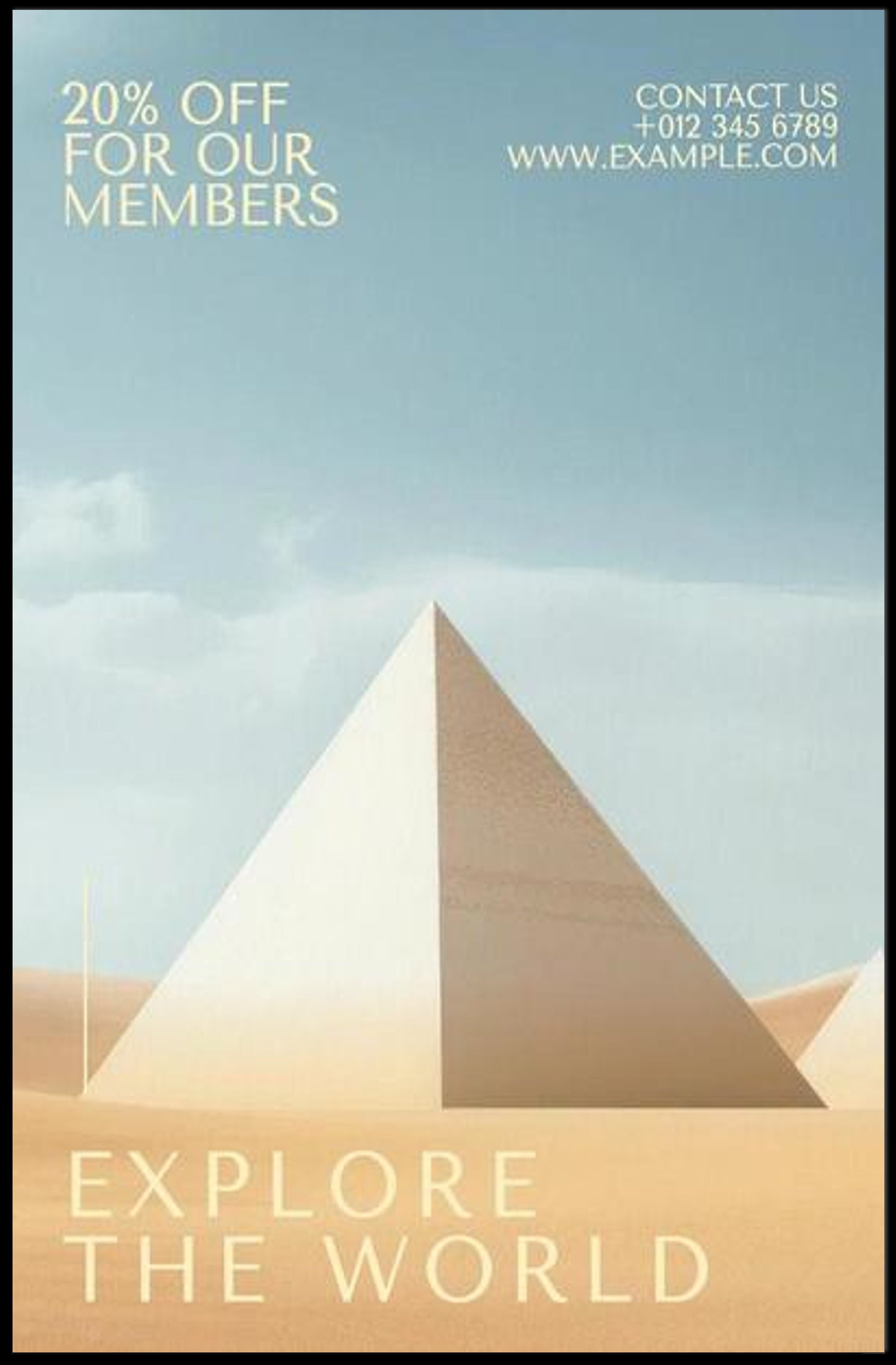 Explore the World Poster PosterGoat