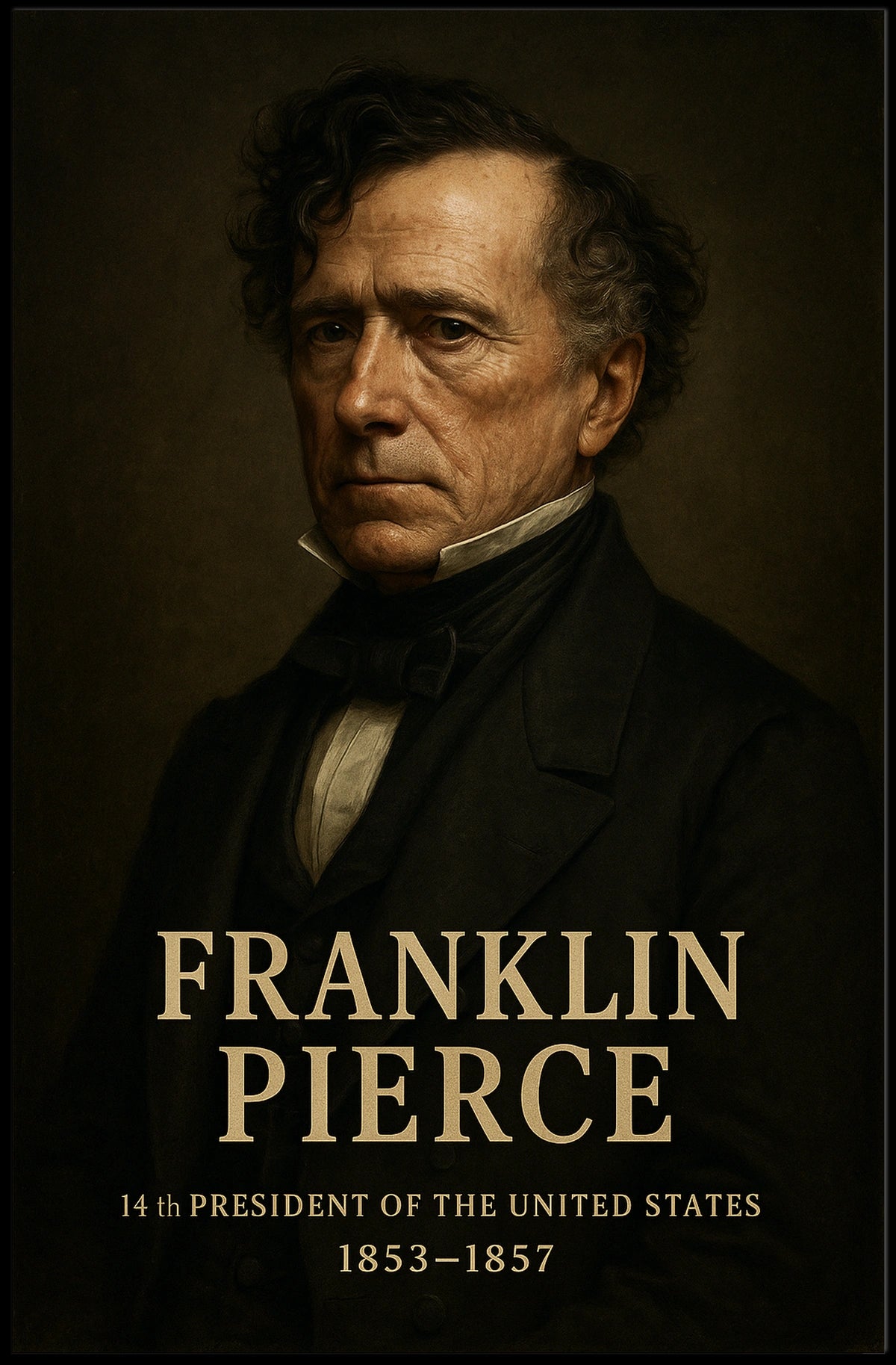 Franklin Pierce 14th President Poster