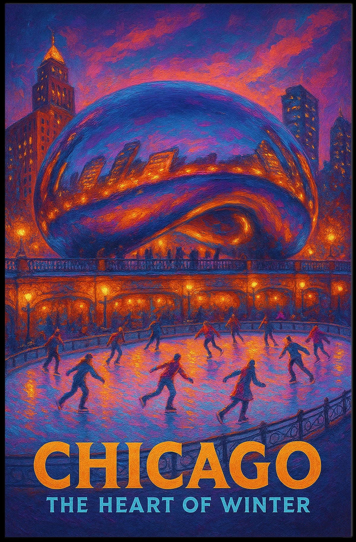 Chicago The Heart Of Winter Poster