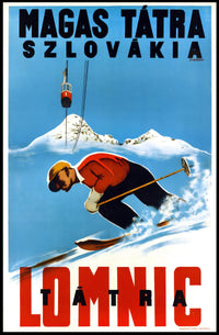 Skiing in the High Tatras Poster PosterGoat