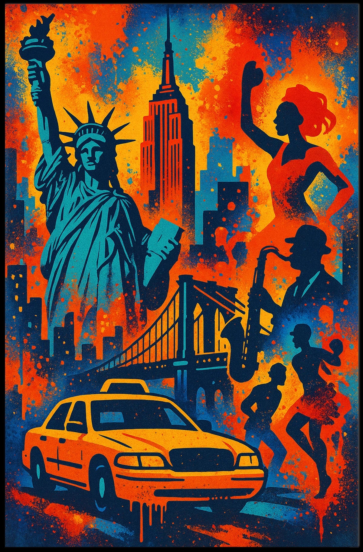 New York City Vibes Poster