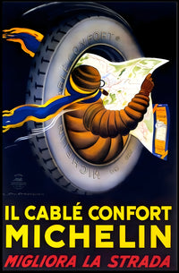 Michelin Tire Advertisement Poster