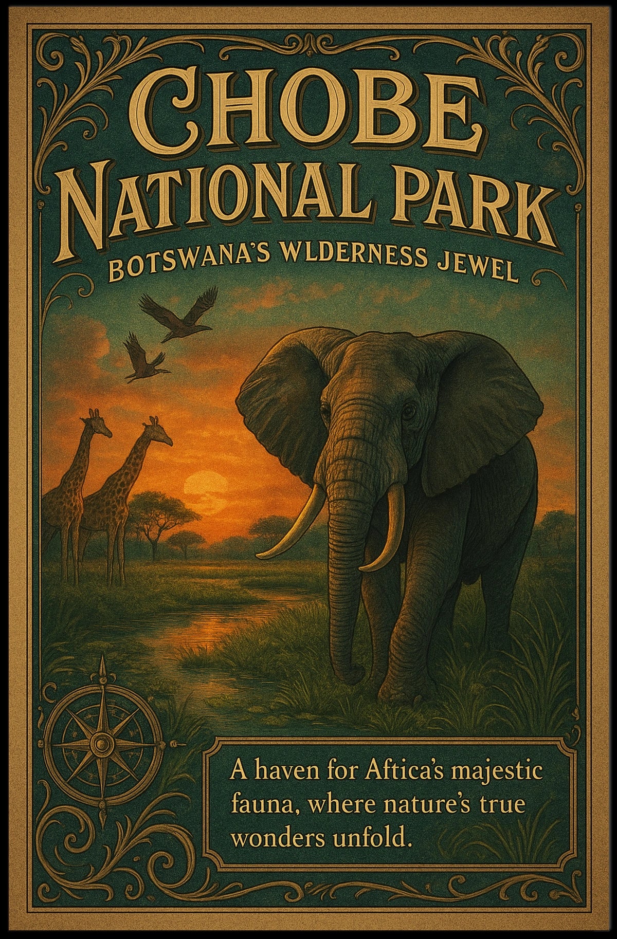 Chobe National Park Botswanas Wilderness Jewel Poster