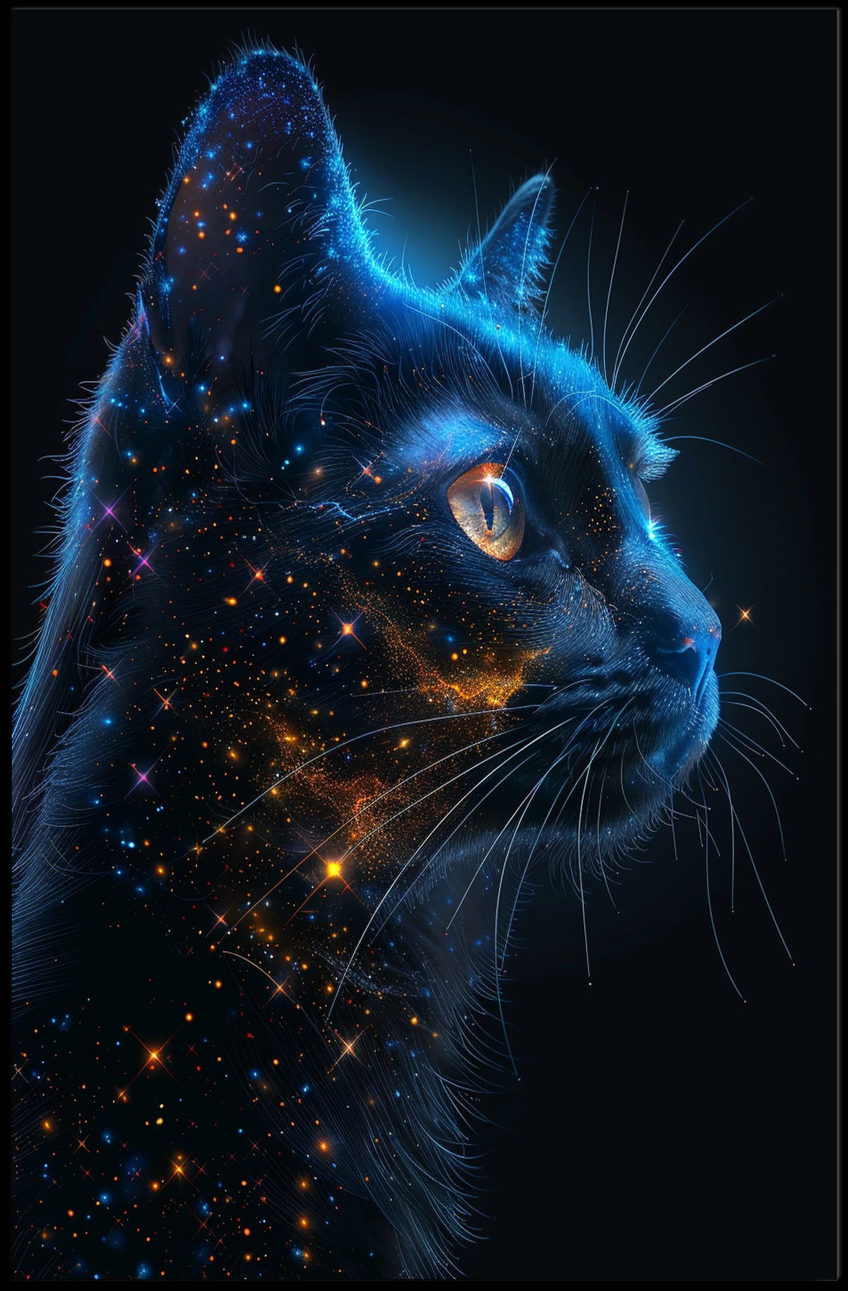 Cosmic Cat Poster