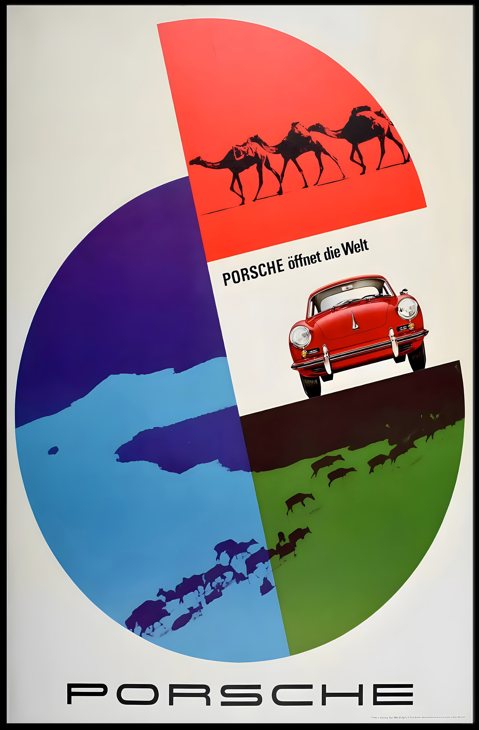 Porsche Opens the World Poster