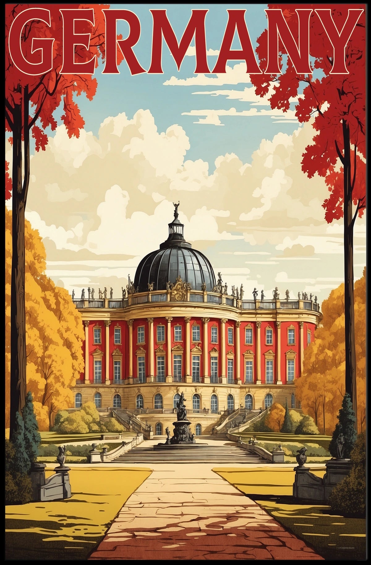 Autumn in Germany Poster