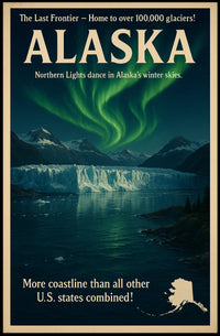 Alaska The Last Frontier Poster