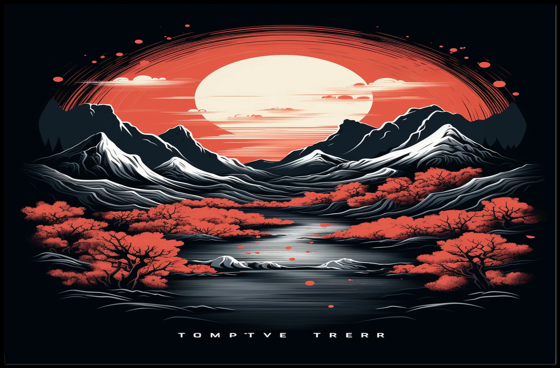 Mystical Landscape Poster