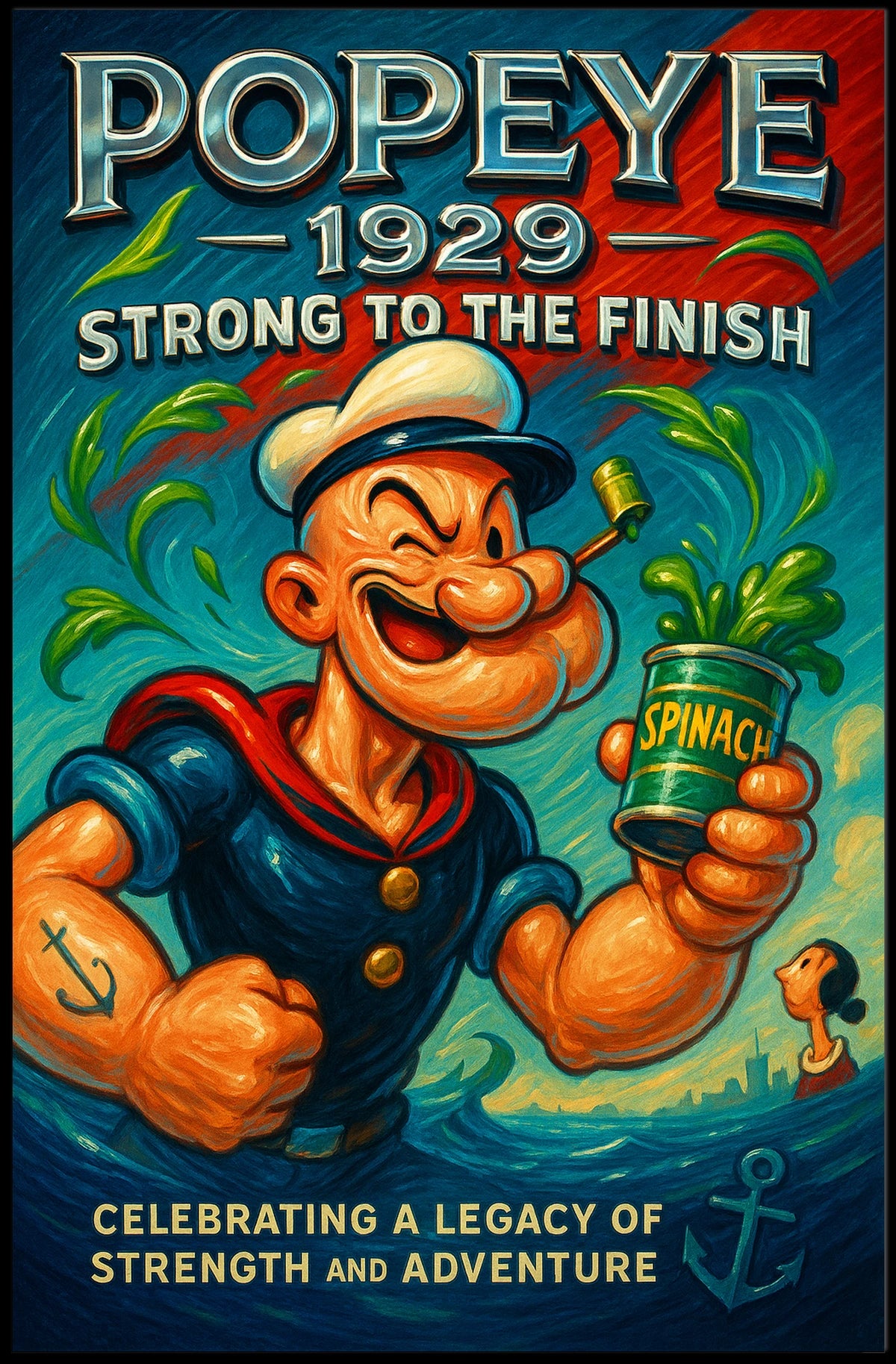 Popeye 1929 Art Poster POP-119