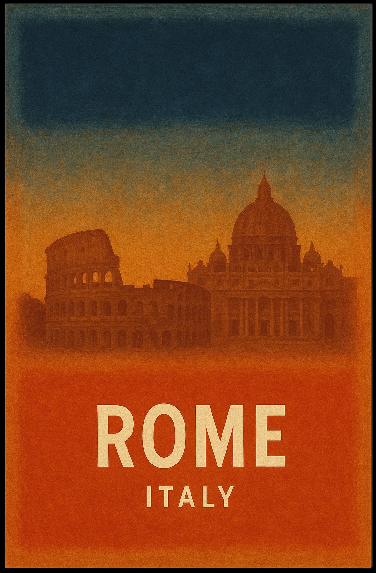 Rome Travel Poster
