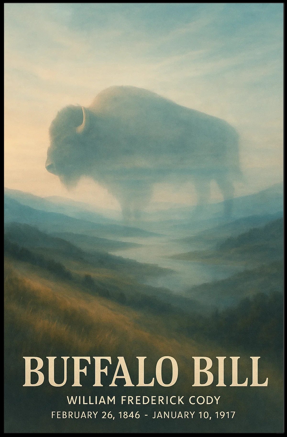 Buffalo Bill Heritage Historical Poster