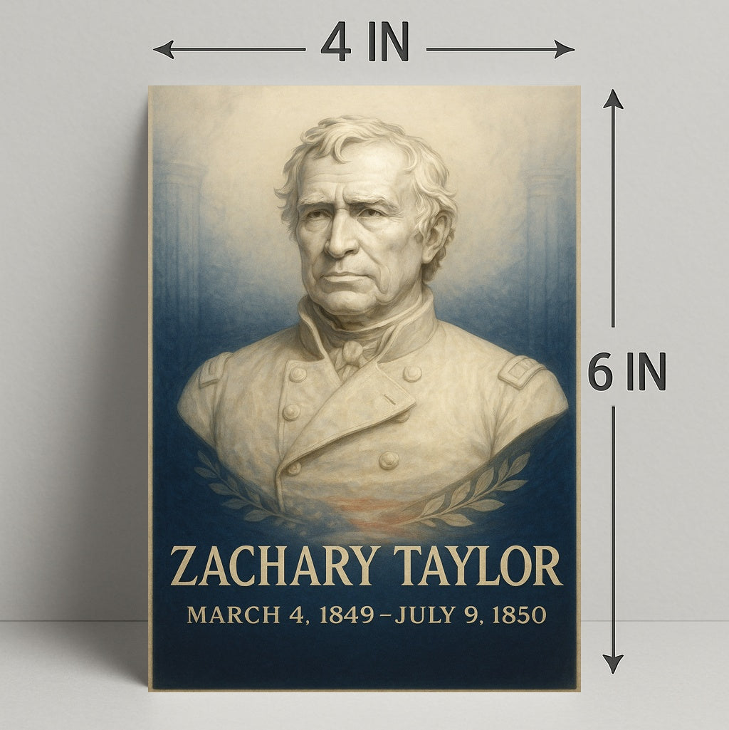 Zachary Taylor Presidential Term Poster PosterGoat