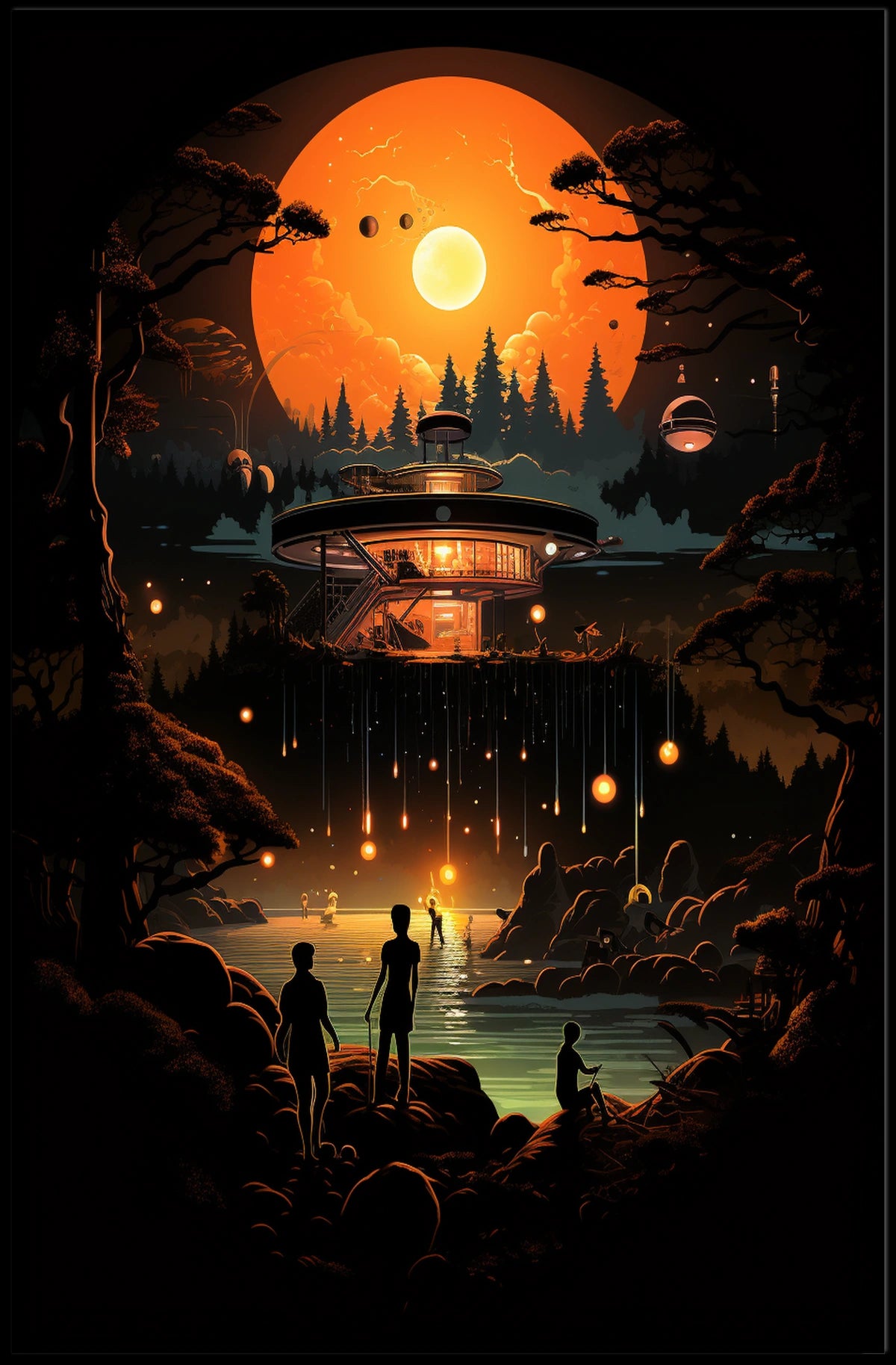 Celestial Retreat Poster