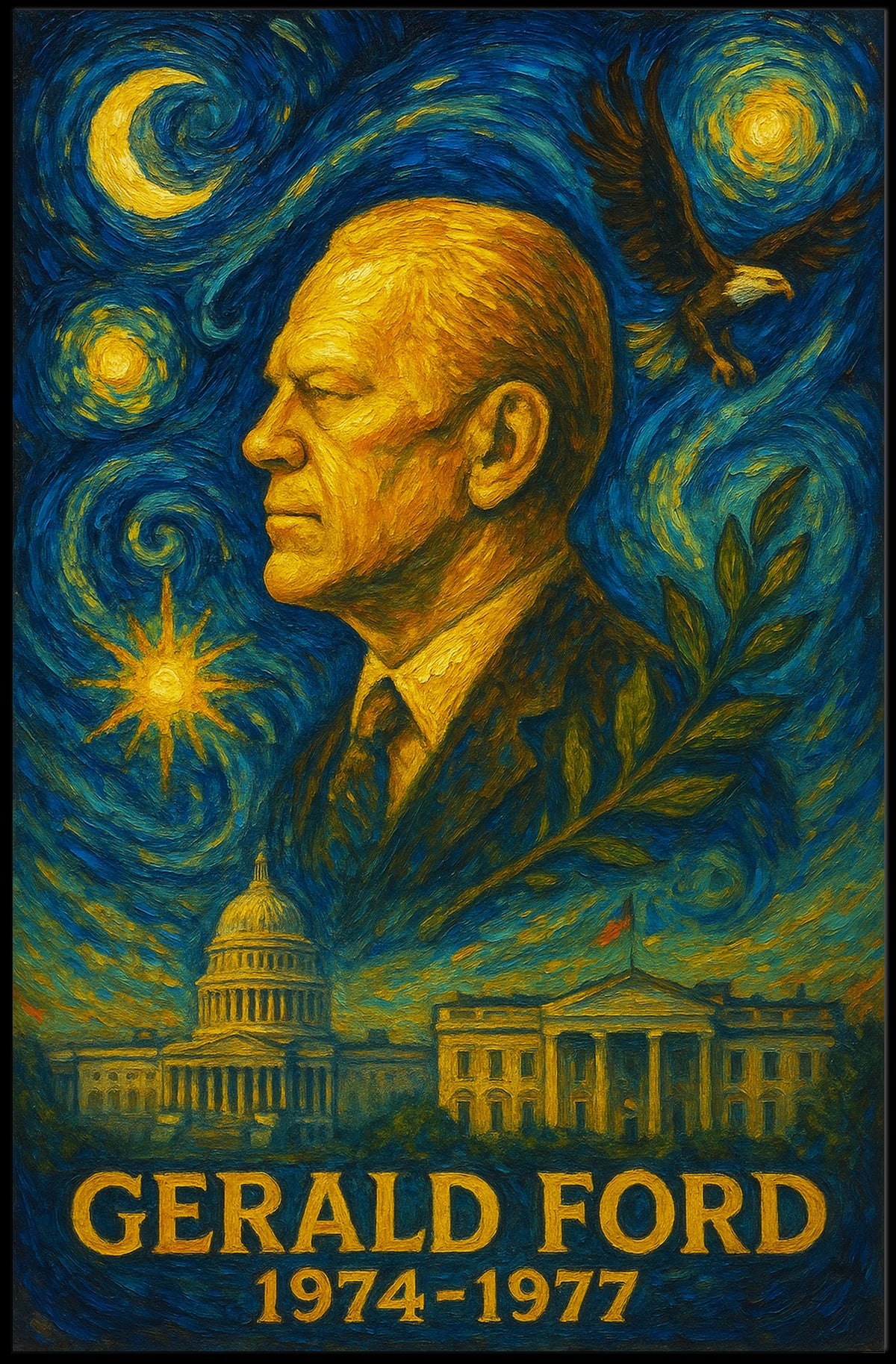 Gerald Ford 38th President Poster