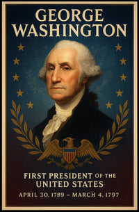 George Washington 1st President Poster PosterGoat