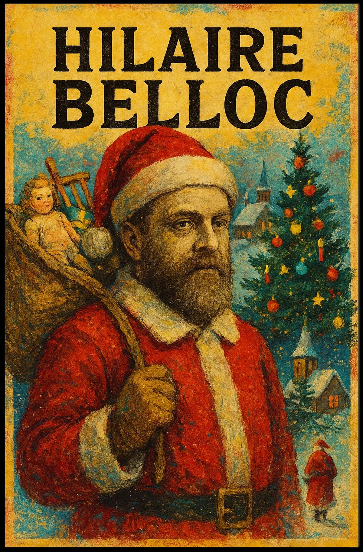 Santa Claus Holiday Wonderland Christmas Cultural or Heritage Poster