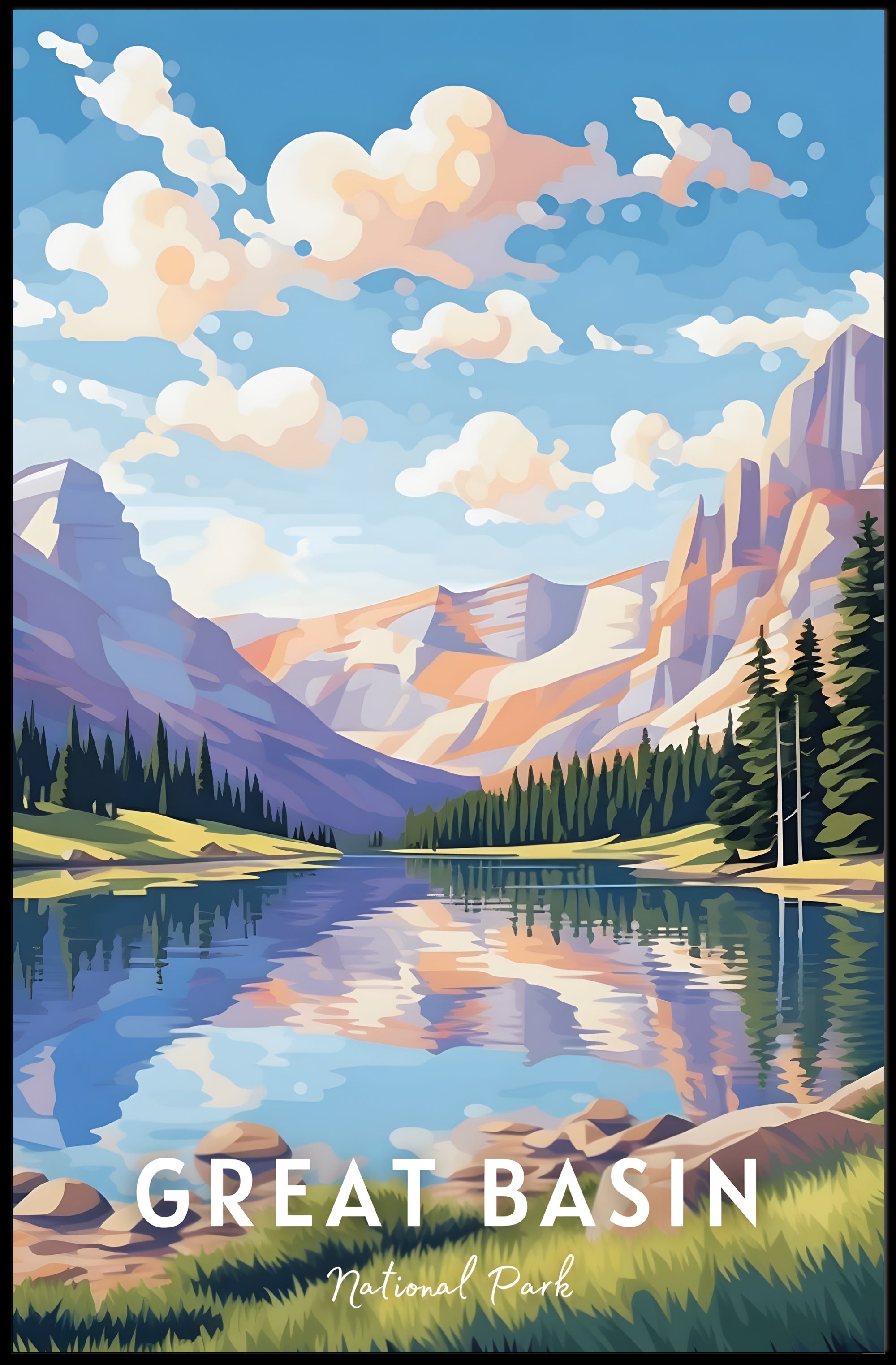 Great Basin National Park Travel Poster