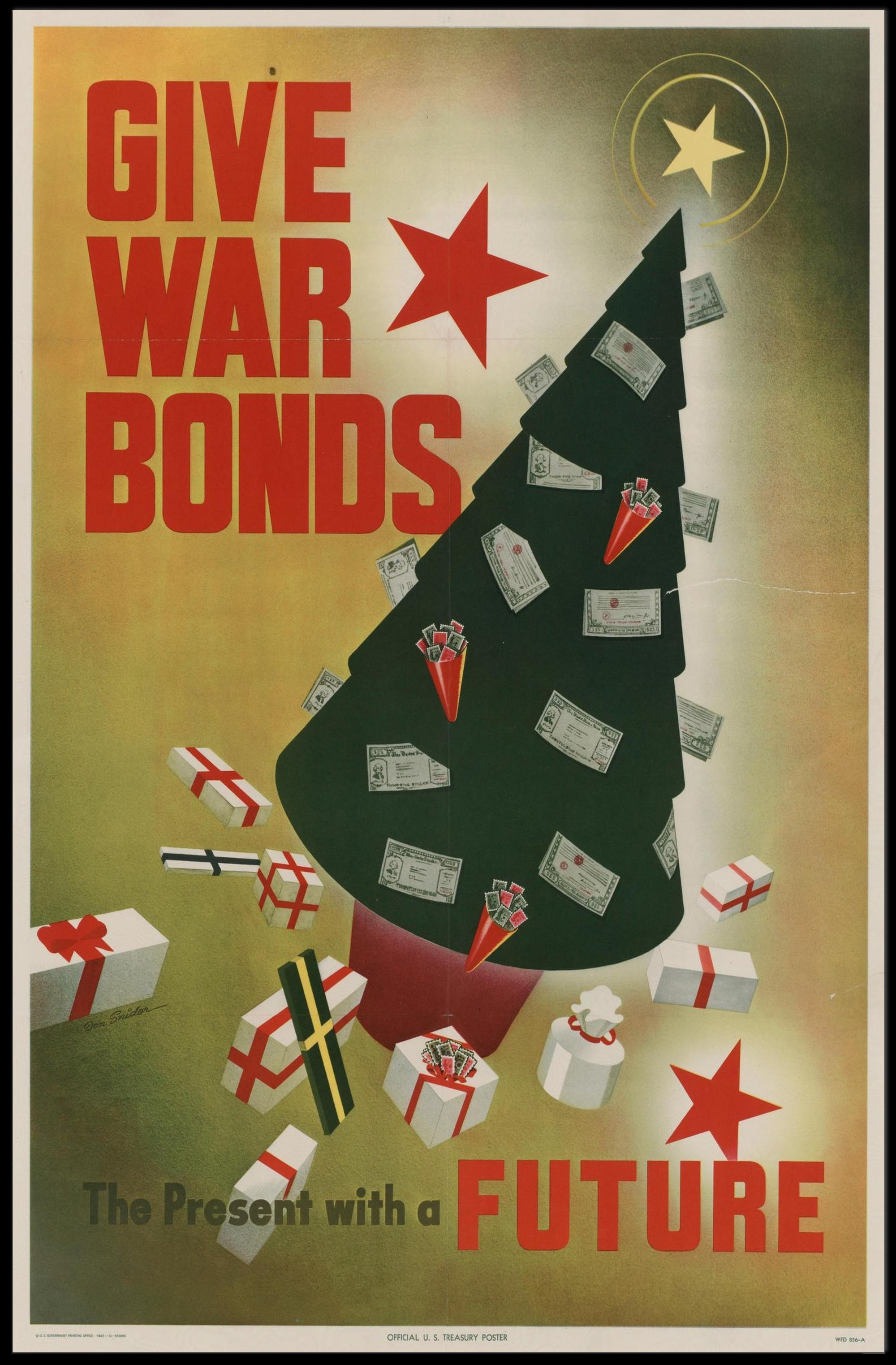War Bonds Holiday Promotion Poster PosterGoat