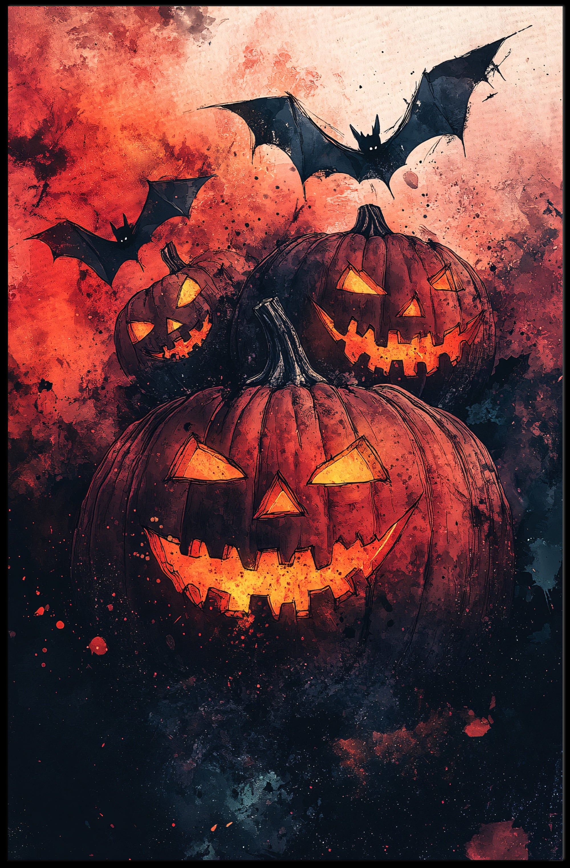 Haunted Halloween Night Poster