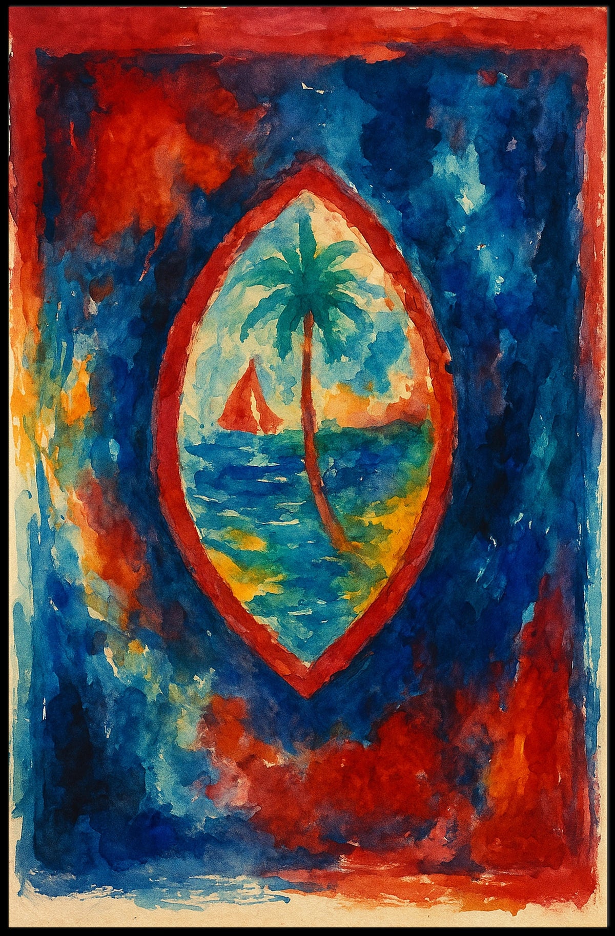 Tropical Escape Poster