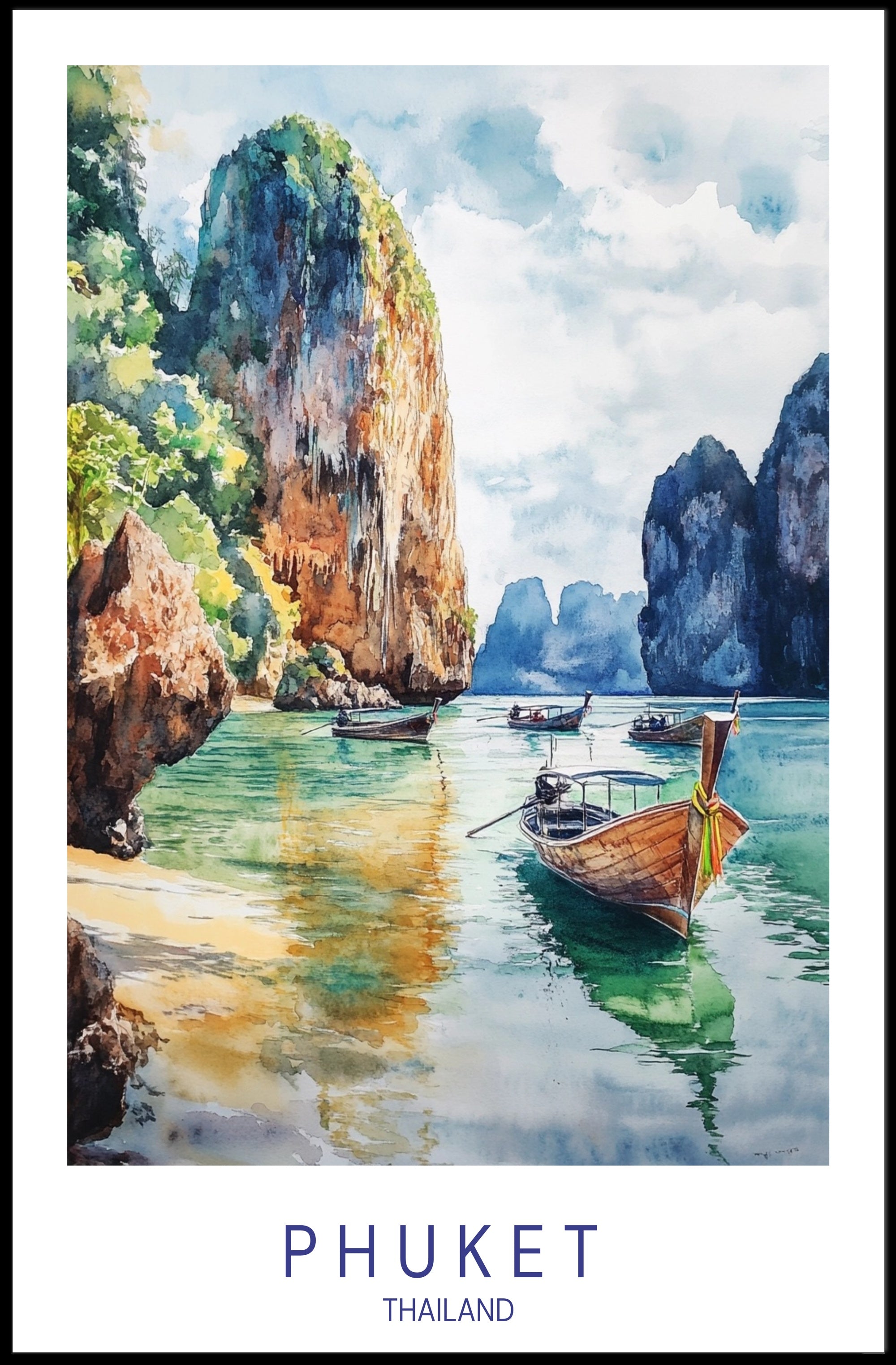 Scenic Beauty of Phuket Poster PosterGoat
