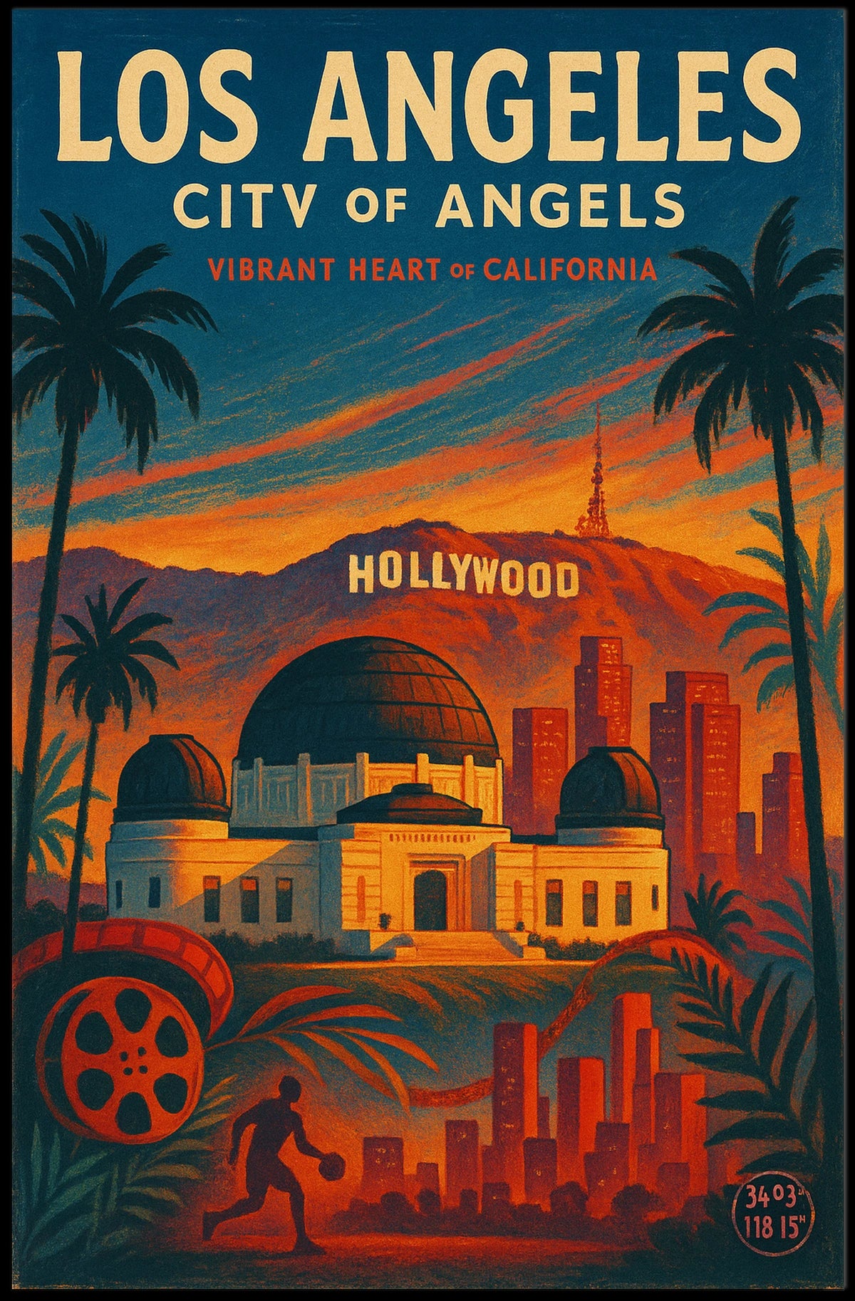 Los Angeles City of Angels Poster