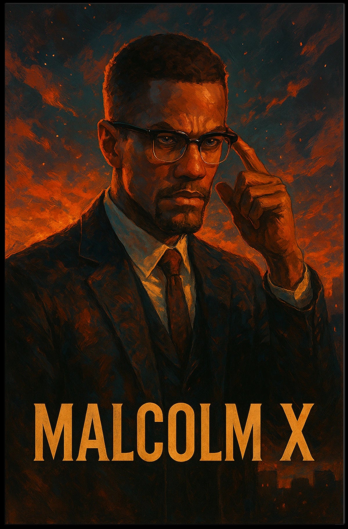 Malcolm X Poster