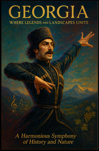 Georgia Where Legends And Landscapes Poster