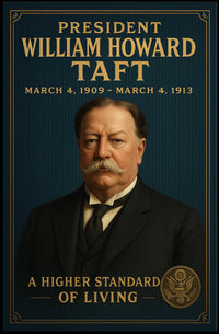 William Howard Taft Vintage Presidential Historical or Presidential Poster