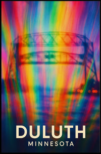 Duluth Minnesota Scenic Wanderlust Digital Painting Poster