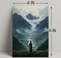 Serenity In The Mountains Poster