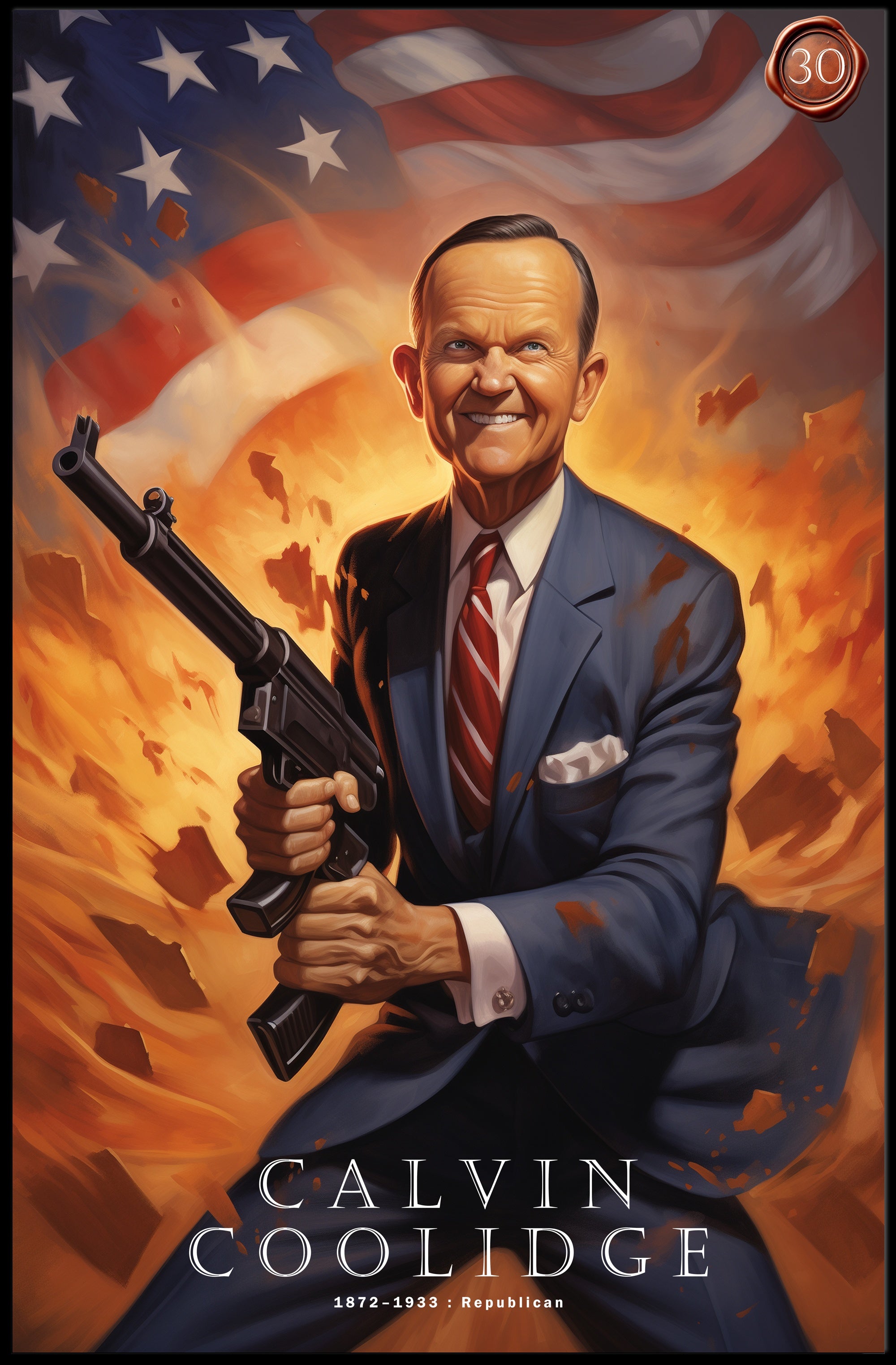 Calvin Coolidge Poster