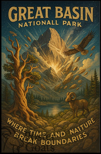 Great Basin National Park Wilderness Adventure National Park Poster