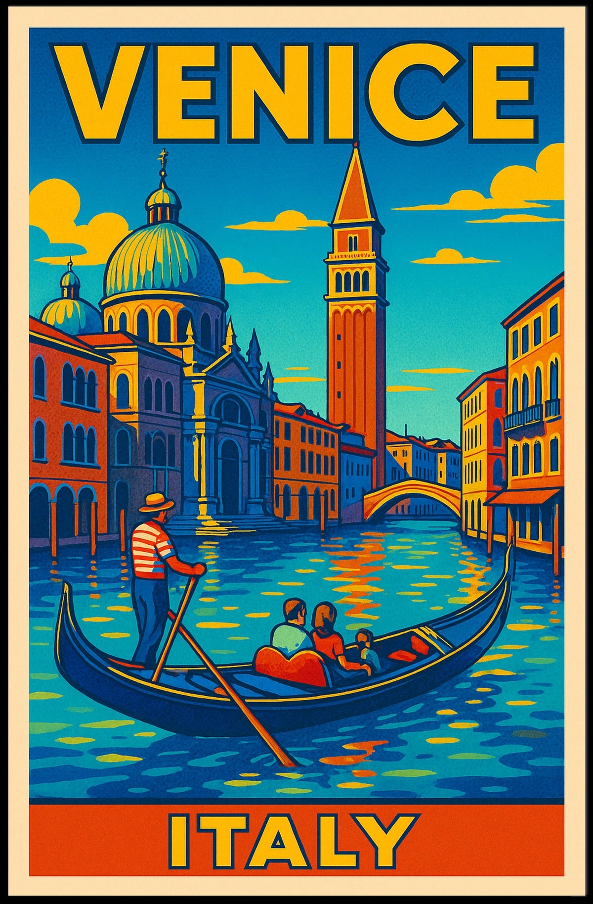 Venice Travel Poster