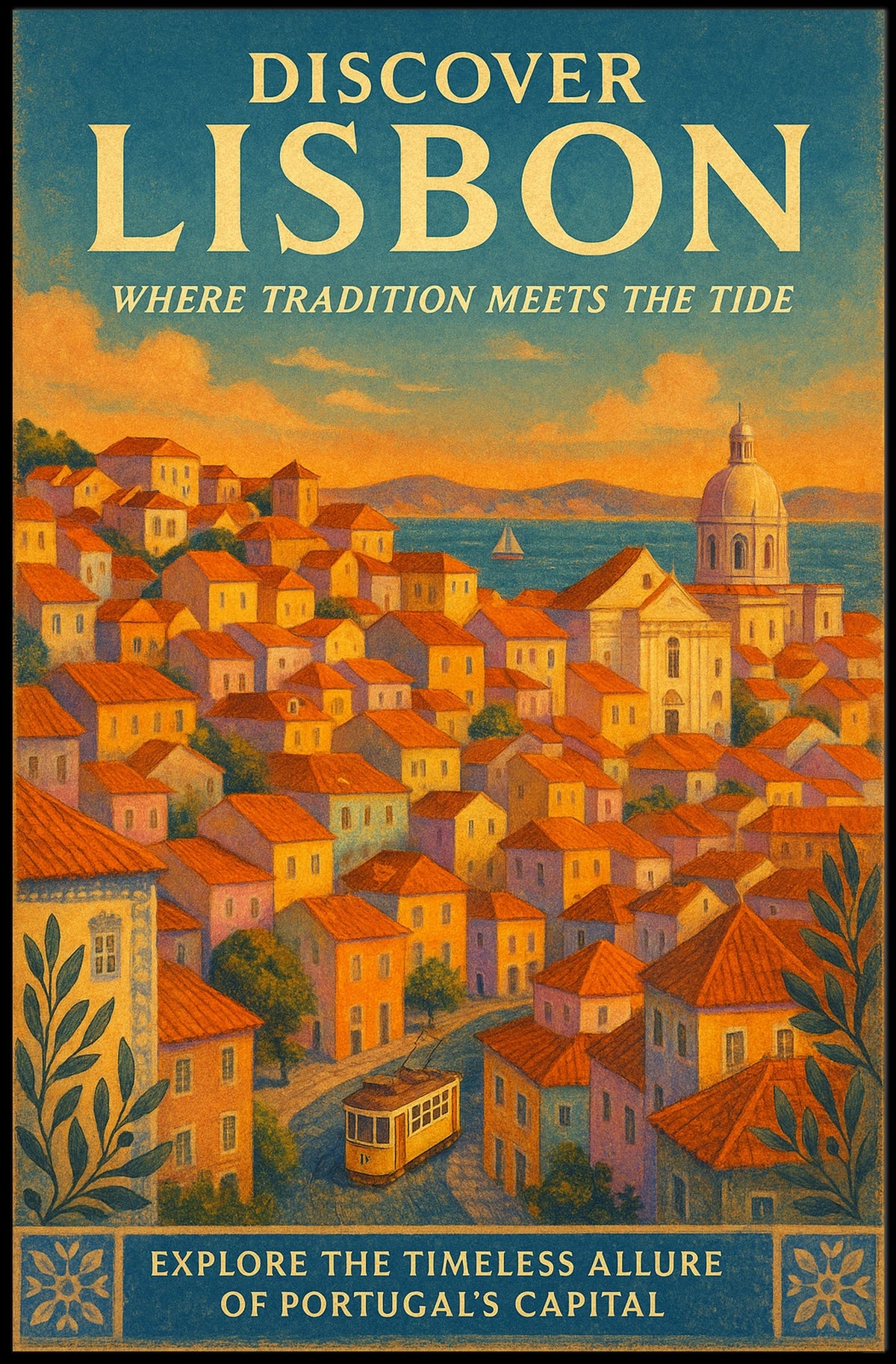 Discover Lisbon Poster