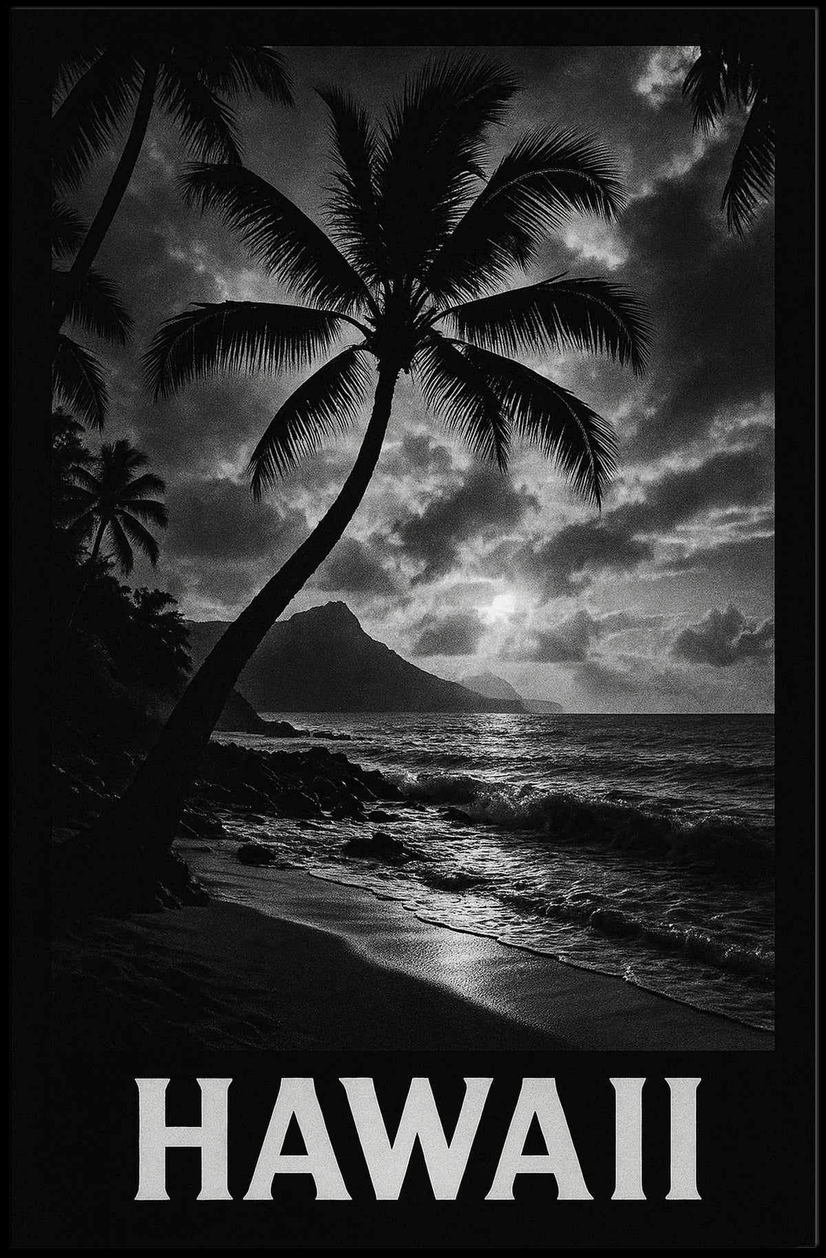 Hawaii Tropical Serenity Poster